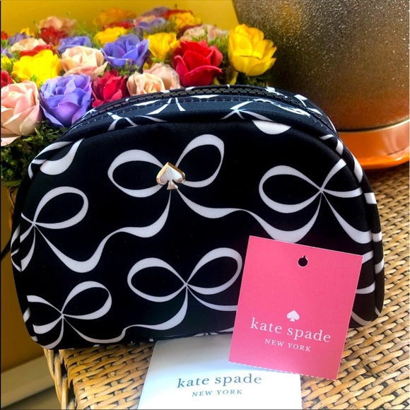 KATE SPADE ♠️ NY MAKEUP COSMETIC TRAVEL BAG NWT - Picture 5 of 5